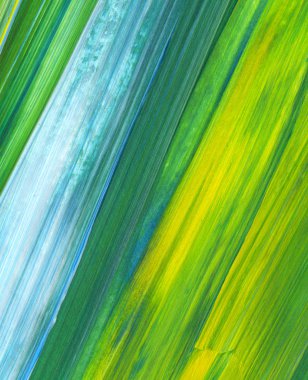 Soyut akrilik resim arka plan, doku, tasarım öğesi olarak kullanmak için. Modern sanat karışık renkler yeşil, mavi, sarı.