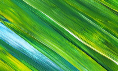 Soyut akrilik resim arka plan, doku, tasarım öğesi olarak kullanmak için. Modern sanat karışık renkler yeşil, mavi, sarı.