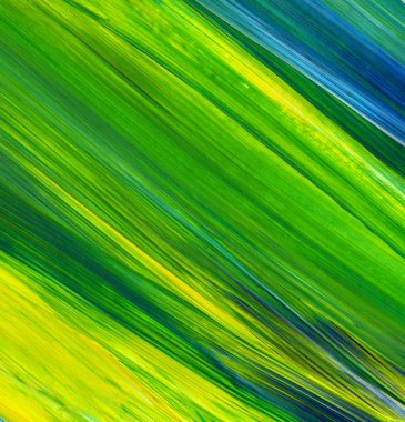 Soyut akrilik resim arka plan, doku, tasarım öğesi olarak kullanmak için. Modern sanat karışık renkler yeşil, mavi, sarı.