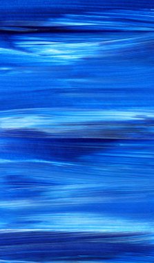 Mavi soyut akrilik resim arka plan, doku, tasarım öğesi olarak kullanmak için. Fırça kontur dokusu ile modern sanat