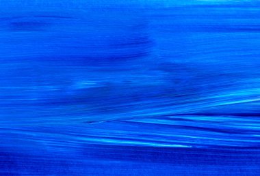 Mavi soyut akrilik resim arka plan, doku, tasarım öğesi olarak kullanmak için. Fırça kontur dokusu ile modern sanat