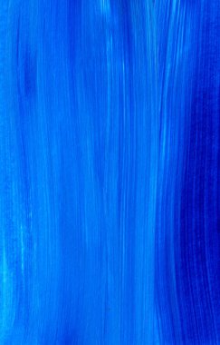 Mavi soyut akrilik resim arka plan, doku, tasarım öğesi olarak kullanmak için. Fırça kontur dokusu ile modern sanat