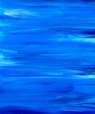 Mavi soyut akrilik resim arka plan, doku, tasarım öğesi olarak kullanmak için. Fırça kontur dokusu ile modern sanat