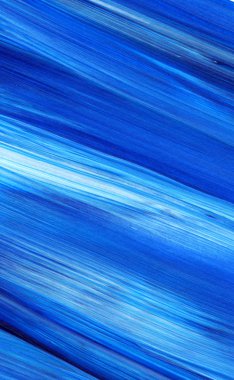 Mavi soyut akrilik resim arka plan, doku, tasarım öğesi olarak kullanmak için. Fırça kontur dokusu ile modern sanat