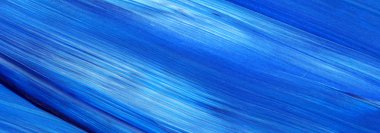 Mavi soyut akrilik resim arka plan, doku, tasarım öğesi olarak kullanmak için. Fırça kontur dokusu ile modern sanat