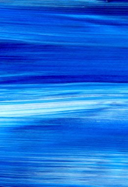 Mavi soyut akrilik resim arka plan, doku, tasarım öğesi olarak kullanmak için. Fırça kontur dokusu ile modern sanat