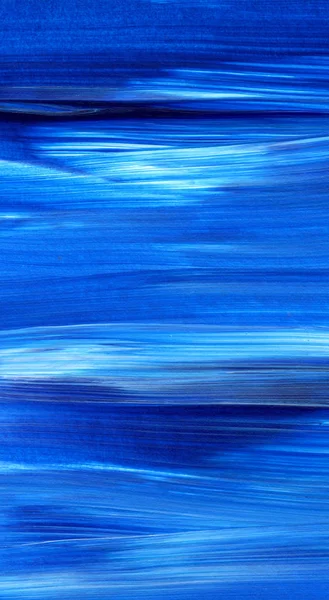 Blauw Abstract Acryl Schilderij Voor Gebruik Als Achtergrond Textuur Ontwerpelement — Stockfoto