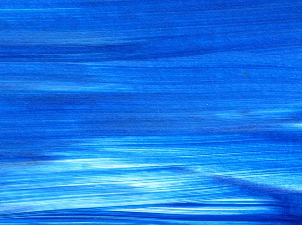 Blue Abstract Acrylic Painting Use Background Texture Design Element Modern — Stock Photo, Image