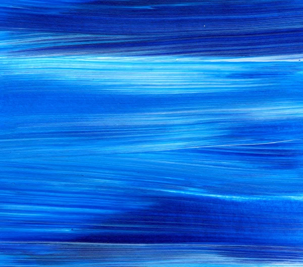 Синій Абстрактний Акриловий Живопис Використання Фон Текстура Елемент Дизайну Сучасне — стокове фото