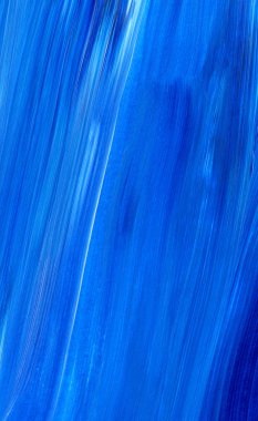 Mavi soyut akrilik resim arka plan, doku, tasarım öğesi olarak kullanmak için. Fırça kontur dokusu ile modern sanat