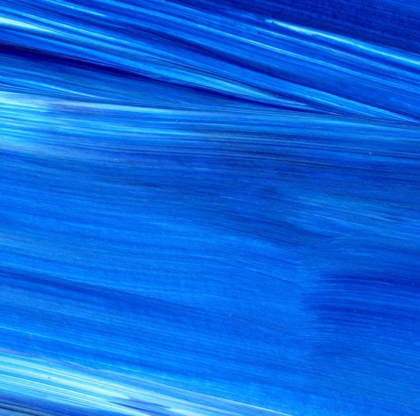 Pintura Acrílica Abstrata Azul Para Uso Como Fundo Textura Elemento Imagens Royalty-Free