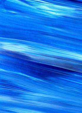 Mavi soyut akrilik resim arka plan, doku, tasarım öğesi olarak kullanmak için. Fırça kontur dokusu ile modern sanat