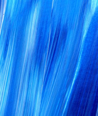 Mavi soyut akrilik resim arka plan, doku, tasarım öğesi olarak kullanmak için. Fırça kontur dokusu ile modern sanat