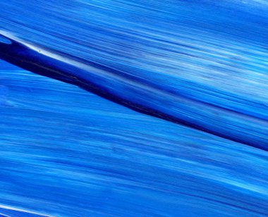 Mavi soyut akrilik resim arka plan, doku, tasarım öğesi olarak kullanmak için. Fırça kontur dokusu ile modern sanat