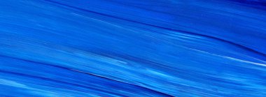 Mavi soyut akrilik resim arka plan, doku, tasarım öğesi olarak kullanmak için. Fırça kontur dokusu ile modern sanat