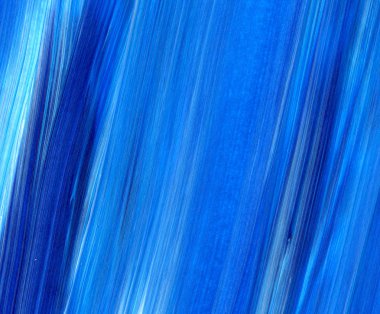 Mavi soyut akrilik resim arka plan, doku, tasarım öğesi olarak kullanmak için. Fırça kontur dokusu ile modern sanat