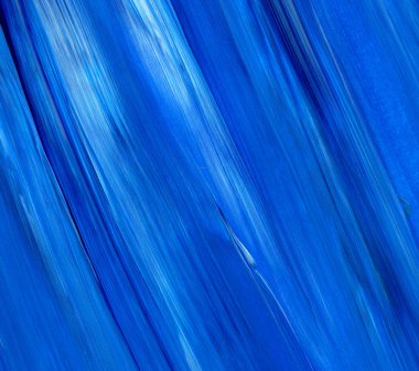 Mavi soyut akrilik resim arka plan, doku, tasarım öğesi olarak kullanmak için. Fırça kontur dokusu ile modern sanat