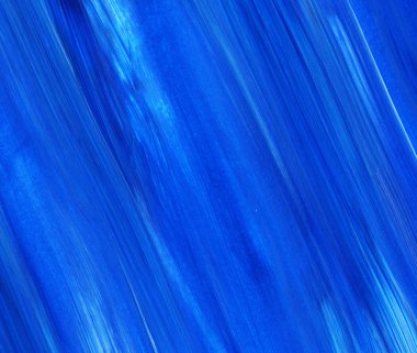 Mavi soyut akrilik resim arka plan, doku, tasarım öğesi olarak kullanmak için. Fırça kontur dokusu ile modern sanat