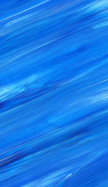 Mavi soyut akrilik resim arka plan, doku, tasarım öğesi olarak kullanmak için. Fırça kontur dokusu ile modern sanat