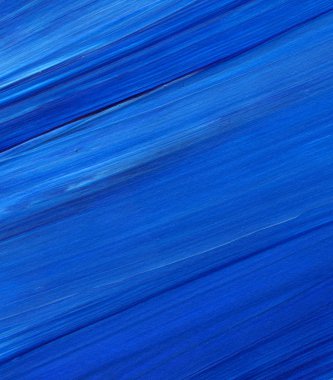 Mavi soyut akrilik resim arka plan, doku, tasarım öğesi olarak kullanmak için. Fırça kontur dokusu ile modern sanat