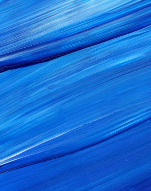 Mavi soyut akrilik resim arka plan, doku, tasarım öğesi olarak kullanmak için. Fırça kontur dokusu ile modern sanat