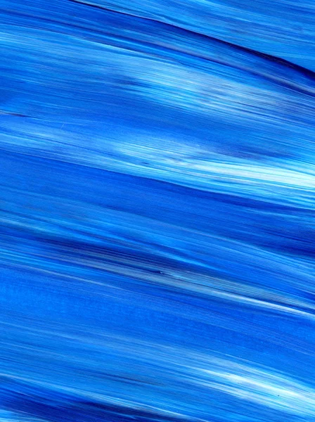 Pintura Acrílica Abstracta Azul Para Uso Como Fondo Textura Elemento — Foto de Stock