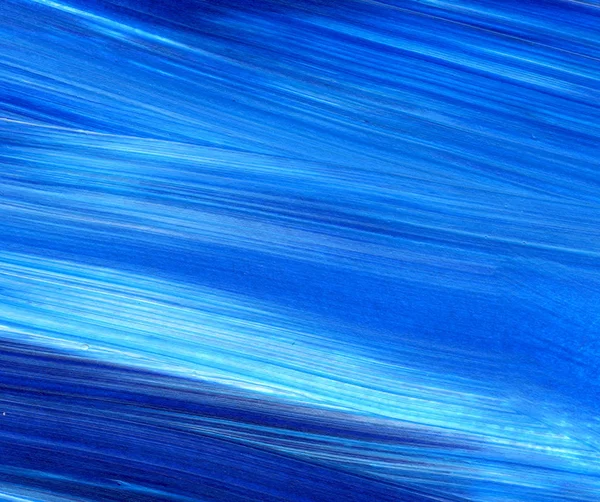 Pintura Acrílica Abstrata Azul Para Uso Como Fundo Textura Elemento — Fotografia de Stock