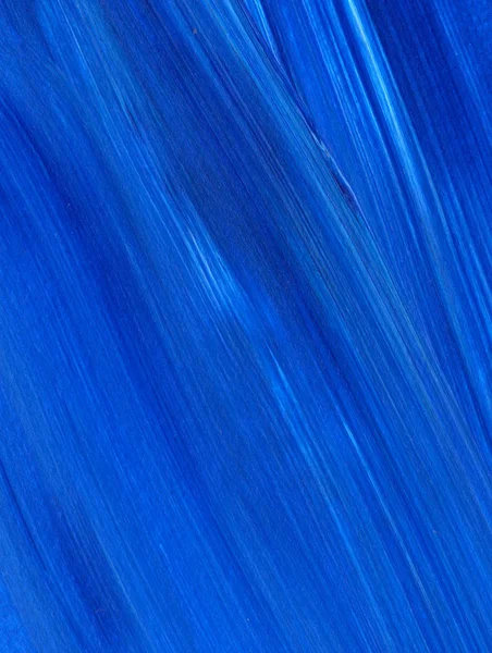 Pintura Acrílica Abstrata Azul Para Uso Como Fundo Textura Elemento — Fotografia de Stock