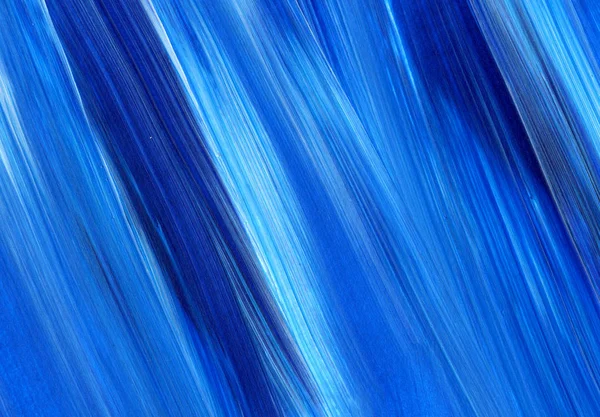 Pintura Acrílica Abstracta Azul Para Uso Como Fondo Textura Elemento —  Fotos de Stock