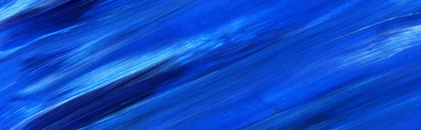青い背景 テクスチャ デザイン要素として使用するためのアクリル画の抽象 ブラシ ストロークのテクスチャと現代美術 — ストック写真