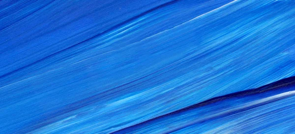 Mavi soyut akrilik resim arka plan, doku, tasarım öğesi olarak kullanmak için. Fırça kontur dokusu ile modern sanat