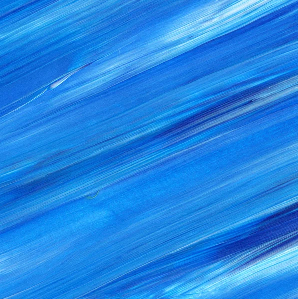 Pintura Acrílica Abstrata Azul Para Uso Como Fundo Textura Elemento Fotografia De Stock