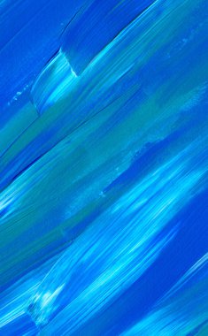 Mavi soyut akrilik resim arka plan, doku, tasarım öğesi olarak kullanmak için. Fırça kontur dokusu ile modern sanat