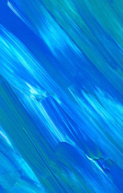 Mavi soyut akrilik resim arka plan, doku, tasarım öğesi olarak kullanmak için. Fırça kontur dokusu ile modern sanat