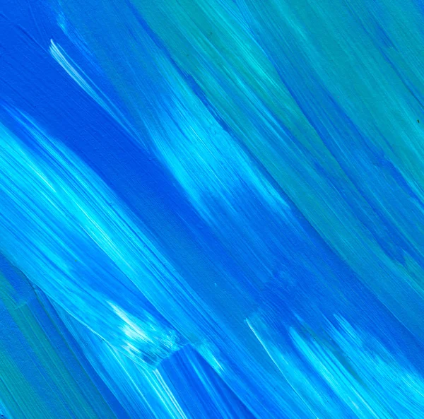 Pintura Acrílica Abstrata Azul Para Uso Como Fundo Textura Elemento — Fotografia de Stock