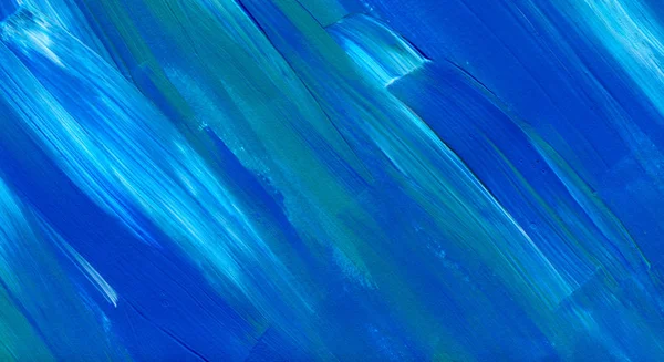 Pintura Acrílica Abstrata Azul Para Uso Como Fundo Textura Elemento — Fotografia de Stock