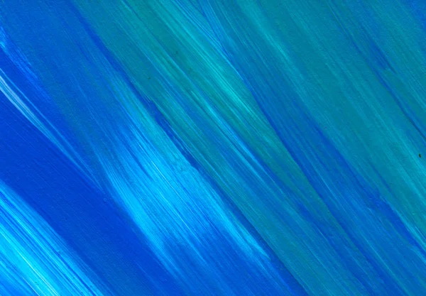 Pintura Acrílica Abstrata Azul Para Uso Como Fundo Textura Elemento — Fotografia de Stock