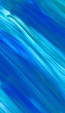 Mavi soyut akrilik resim arka plan, doku, tasarım öğesi olarak kullanmak için. Fırça kontur dokusu ile modern sanat