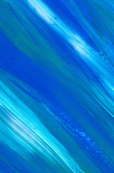 Pintura Acrílica Abstracta Azul Para Uso Como Fondo Textura Elemento — Foto de Stock