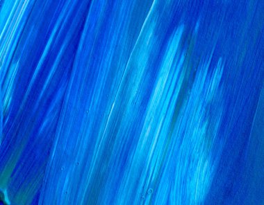 Mavi soyut akrilik resim arka plan, doku, tasarım öğesi olarak kullanmak için. Fırça kontur dokusu ile modern sanat