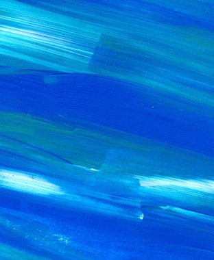 Mavi soyut akrilik resim arka plan, doku, tasarım öğesi olarak kullanmak için. Fırça kontur dokusu ile modern sanat