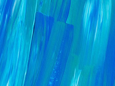 Mavi soyut akrilik resim arka plan, doku, tasarım öğesi olarak kullanmak için. Fırça kontur dokusu ile modern sanat