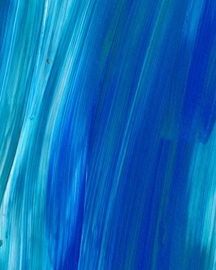 Mavi soyut akrilik resim arka plan, doku, tasarım öğesi olarak kullanmak için. Fırça kontur dokusu ile modern sanat