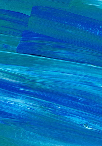 Blauw Abstract Acryl Schilderij Voor Gebruik Als Achtergrond Textuur Ontwerpelement — Stockfoto