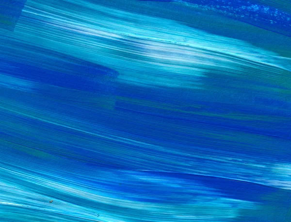 Pintura Acrílica Abstrata Azul Para Uso Como Fundo Textura Elemento Fotografia De Stock