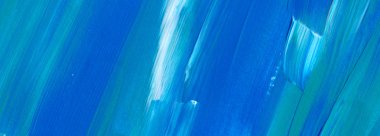 Mavi soyut akrilik resim arka plan, doku, tasarım öğesi olarak kullanmak için. Fırça kontur dokusu ile modern sanat