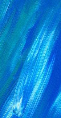 Mavi soyut akrilik resim arka plan, doku, tasarım öğesi olarak kullanmak için. Fırça kontur dokusu ile modern sanat