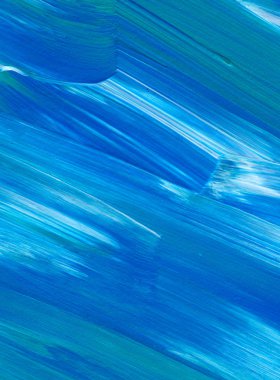 Mavi soyut akrilik resim arka plan, doku, tasarım öğesi olarak kullanmak için. Fırça kontur dokusu ile modern sanat