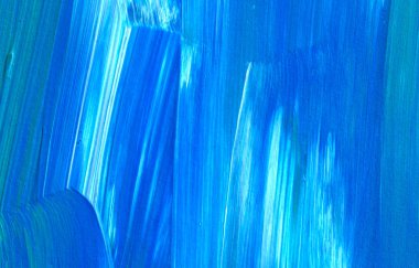 Mavi soyut akrilik resim arka plan, doku, tasarım öğesi olarak kullanmak için. Fırça kontur dokusu ile modern sanat