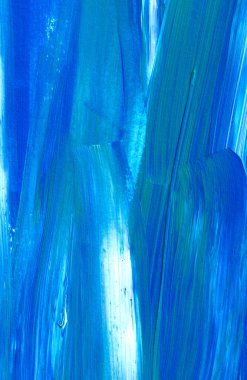 Mavi soyut akrilik resim arka plan, doku, tasarım öğesi olarak kullanmak için. Fırça kontur dokusu ile modern sanat